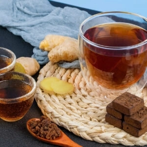 Đường nâu mật mía gừng sợi  1 kí