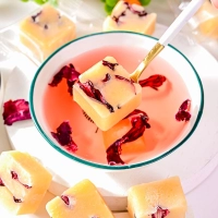 Đường phèn mật ong hoa  atiso đỏ bông bụp 1 kí 